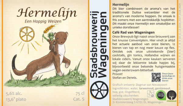 Hermelijn - Fles 75cl - Afbeelding 2
