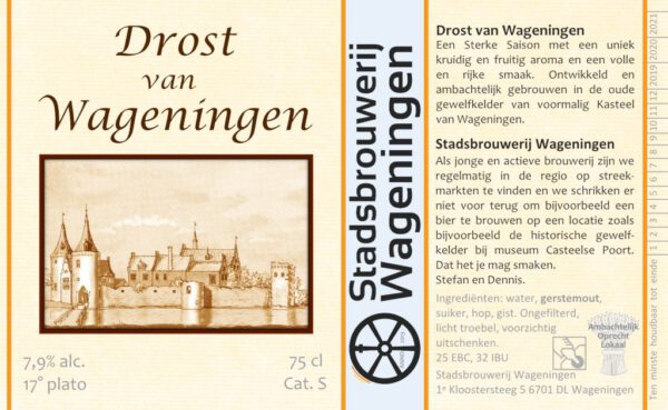 Drost van Wageningen - Fles 75cl - Afbeelding 2