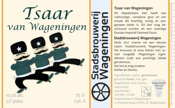 Tsaar van Wageningen - Fles 75cl - Afbeelding 2