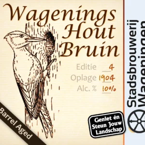 Wagenings Hout Bruin v4 37,5cl