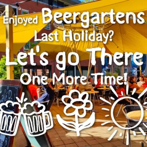 Bayerischer Biergarten op Conventplein